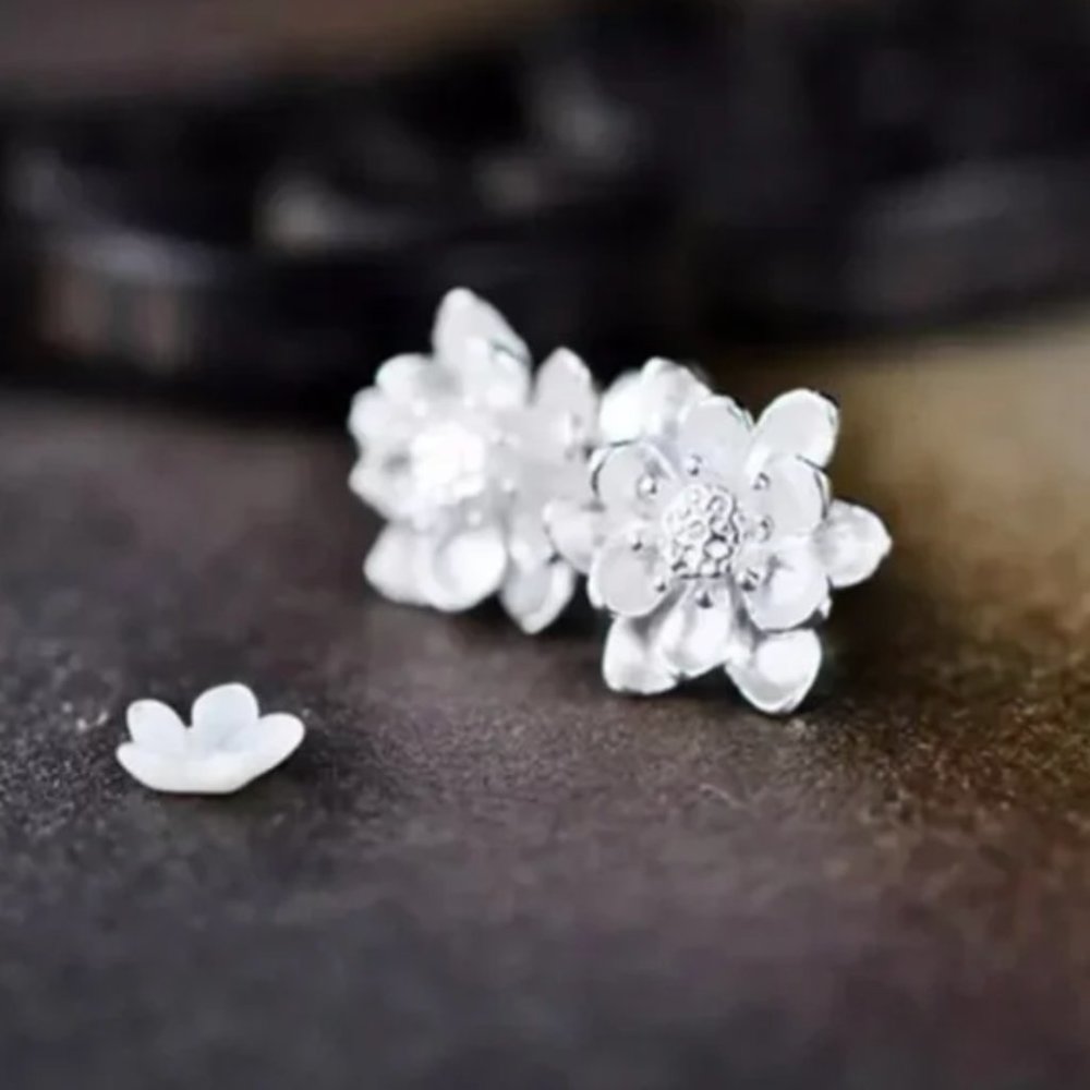 🌸 Lotus Japanese Floral Cute Stud Earrings 🌸